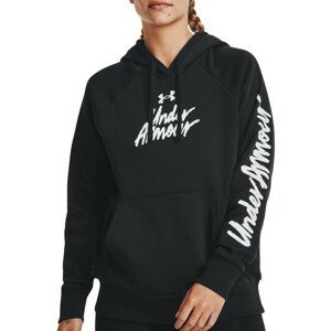 Mikina s kapucí Under Armour UA Rival Fleece Graphic Hdy-BLK
