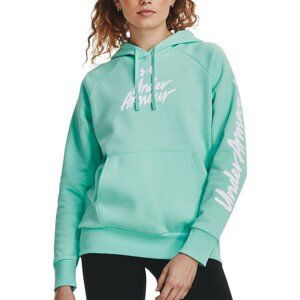 Mikina s kapucí Under Armour UA Rival Fleece Graphic Hdy-BLU