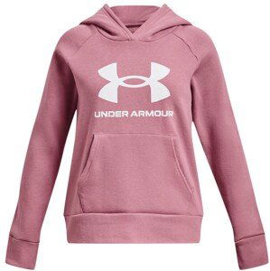 Mikina s kapucí Under Armour UA Rival Fleece BL Hoodie-PNK