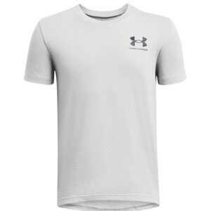Triko Under Armour UA B SPORTSTYLE LEFT CHEST SS-GRY