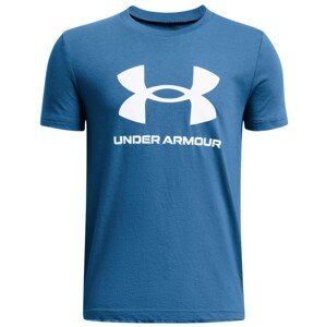 Triko Under Armour UA B SPORTSTYLE LOGO SS-BLU