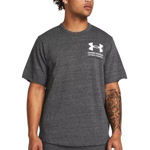 Triko Under Armour UA Rival Terry SS Colorblock-GRY