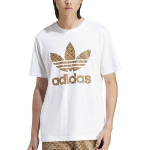 Triko adidas  Originals Monogram Graphic T-Shirt Weiss