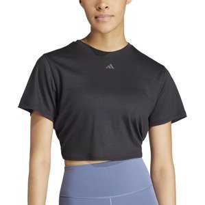 Triko adidas  Yoga Studio Wrapped shirt
