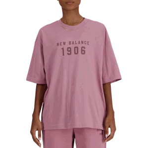 Triko New Balance Iconic Collegiate Jersey Oversized T-Shirt