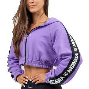 Mikina s kapucí Nebbia Cropped Zip-Up Hoodie ICONIC