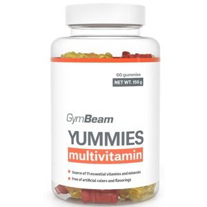 Vitamíny a minerály GymBeam Multivitamin Yummies - GymBeam orange lemon cherry - 60 caps