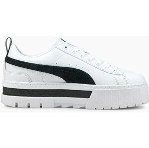 Obuv Puma  Mayze Leather Damen Weiss Schwarz F01