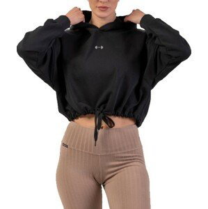 Mikina s kapucí Nebbia Loose Fit Crop Hoodie Iconic