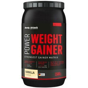 Proteinové prášky Body Attack Body Attack Power Weight Gainer Příchuť Vanilka - 1,5 kg