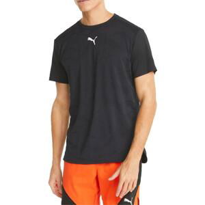 Triko Puma TRAIN VENT SS TEE  Black-Jacquard