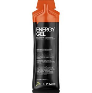 Energetické gely Pure Power Energy Gel Caffeine: Orange 60 g