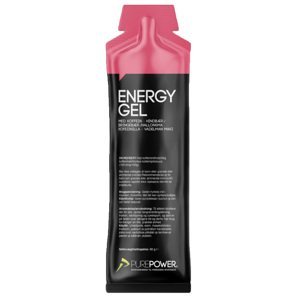 Energetické gely Pure Power Energy Gel Caffeine: Raspberry 60 g