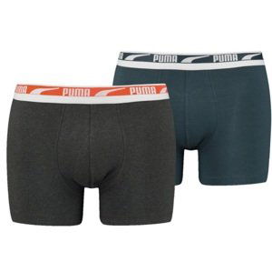 Boxerky Puma  Multi Logo Boxer 2 Pack