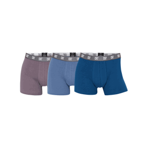 Boxerky CR7 CR7 Basic Trunk Boxershort 3er Pack Blau Lila F680