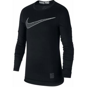 Triko s dlouhým rukávem Nike B  Pro  TOP LS COMP HO18 2