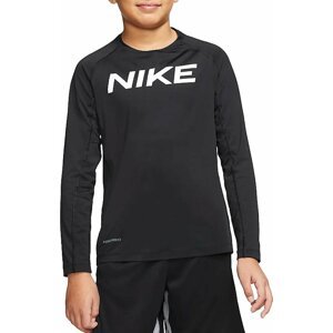 Triko s dlouhým rukávem Nike B NP LS FTTD TOP