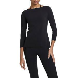 Triko s dlouhým rukávem Nike THE  YOGA LUXE L/S TOP