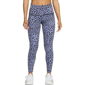 Legíny Nike W NK ONE DF HR TGHT LEOPARD