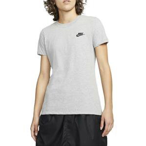 Triko Nike  Club T-Shirt Women Grey