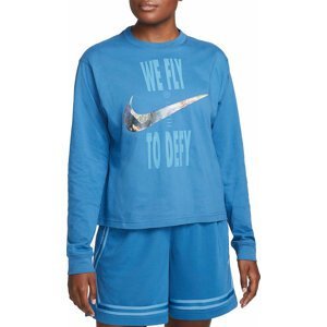 Triko s dlouhým rukávem Nike  Swoosh Fly Women s Boxy Long-Sleeve T-Shirt