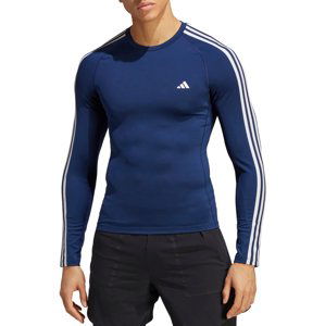 Triko s dlouhým rukávem adidas  Techfit 3-Stripes