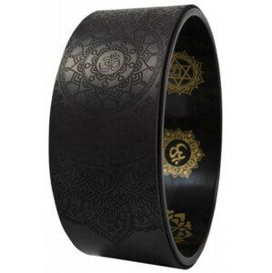 Kruhy Sharp Shape YOGA WHEEL MANTRA BLACK