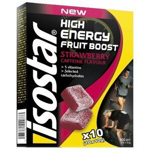 Energetické gely Isostar ISOSTAR 10x10g HE FRUIT BOOST, STRAWBERRY