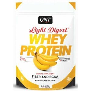 Proteinové prášky QNT QNT LIGHT DIGEST Whey Protein Banana - 500 g