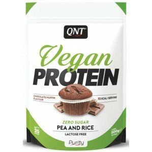 Proteinové prášky QNT QNT VEGAN PROTEIN Chocolate Muffin - 500 g