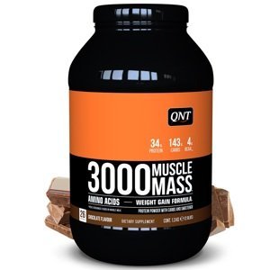Proteinové prášky QNT QNT 3000 Muscle Mass Čokoláda - 1,3 kg