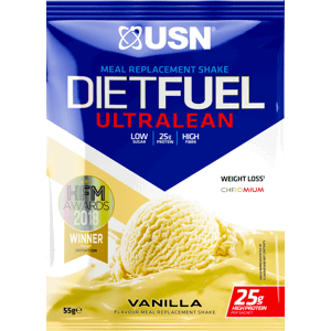 Proteinové prášky USN Diet Fuel Ultralean - vzorek vanilka 54g