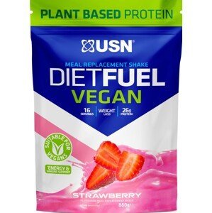 Proteinové prášky USN Diet Fuel Vegan jahoda 880g