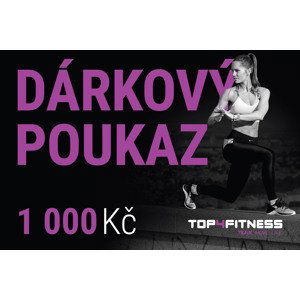 Poukaz Top4Fitness Dárkový poukaz v hodnotě 1000 Kč