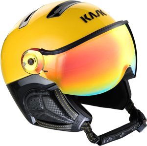 Kask Montecarlo - Yellow/red mirror 58