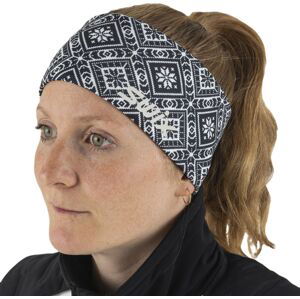 Swix Myrene Headband - White Black Print uni