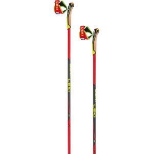 Leki HRC marathon - bright red/neon yellow/black 165