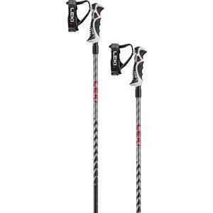 Leki Hot Shot S - eloxal black/anodized grey/bright red 115