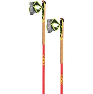 Leki Mezza Race - naturalcarbon/fluorescent red/neonyellow 145