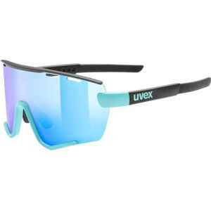 Uvex Sportstyle 236 Small Set - aqua black mat/mirror blue + clear uni