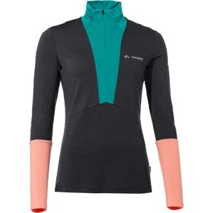 Vaude Women's Monviso Wool Halfzip Shirt - black S