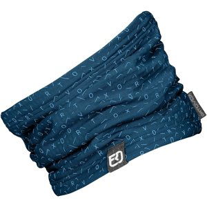 Ortovox Fleece light grid neckwarmer - petrol blue uni