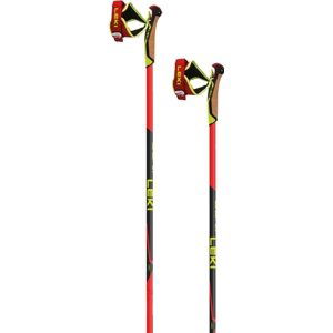 Leki HRC marathon - bright red/neon yellow/black 140