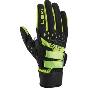 Leki HRC Race Shark - black/neon yellow 9.5