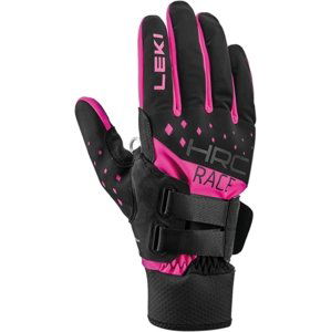 Leki HRC Race Shark - black/pink 8.5