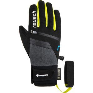 Reusch Travis GORE-TEX Junior - black/black melange/safety yellow 4