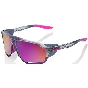 100% Norvik - Polished Translucent Grey - Purple Multilayer Mirror Lens uni