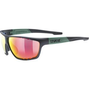 Uvex Sportstyle 706 - black mose matt/mirror red uni