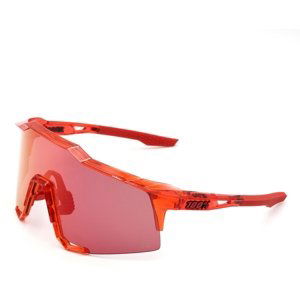 100% Speedcraft - Gloss Translucent Red - Hiper Red Mirror Lens uni