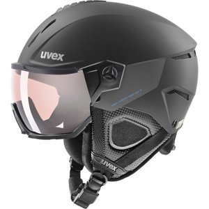 Uvex Instinct visor pro V - black matt/mirror silver variomatic (S1–S2) 60-62